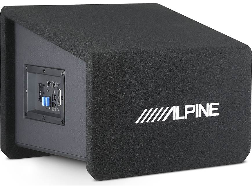Alpine PWE-SB10 Single 10" Powered Subwoofer for Vehicle Audio