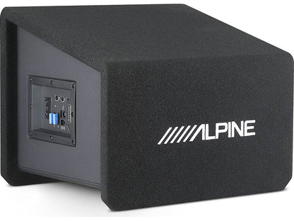 Alpine PWE-SB10 Single 10" Powered Subwoofer for Vehicle Audio