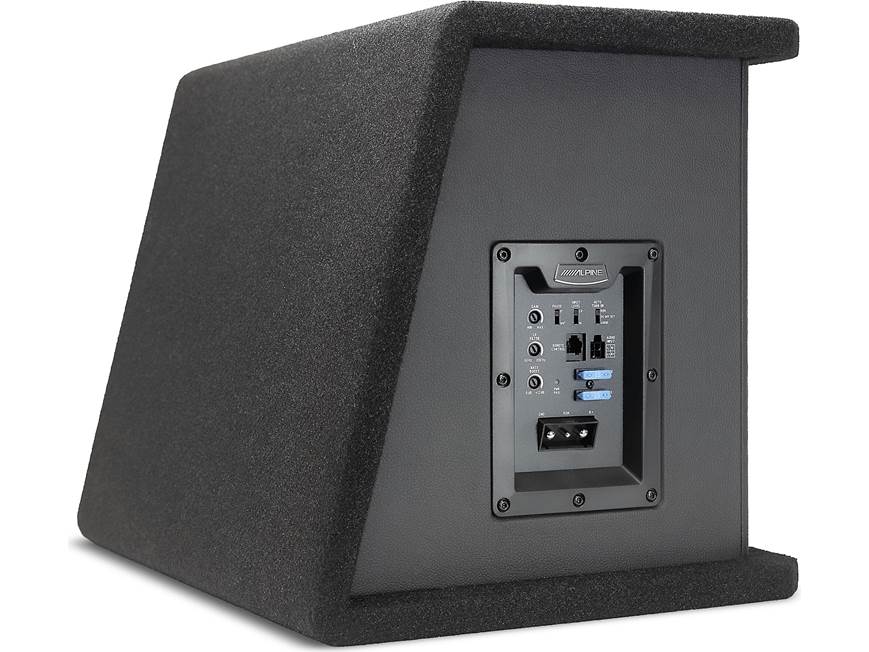 Alpine PWE-SB10 Single 10" Powered Subwoofer for Vehicle Audio