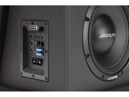 Alpine PWE-SB10 Single 10" Powered Subwoofer for Vehicle Audio
