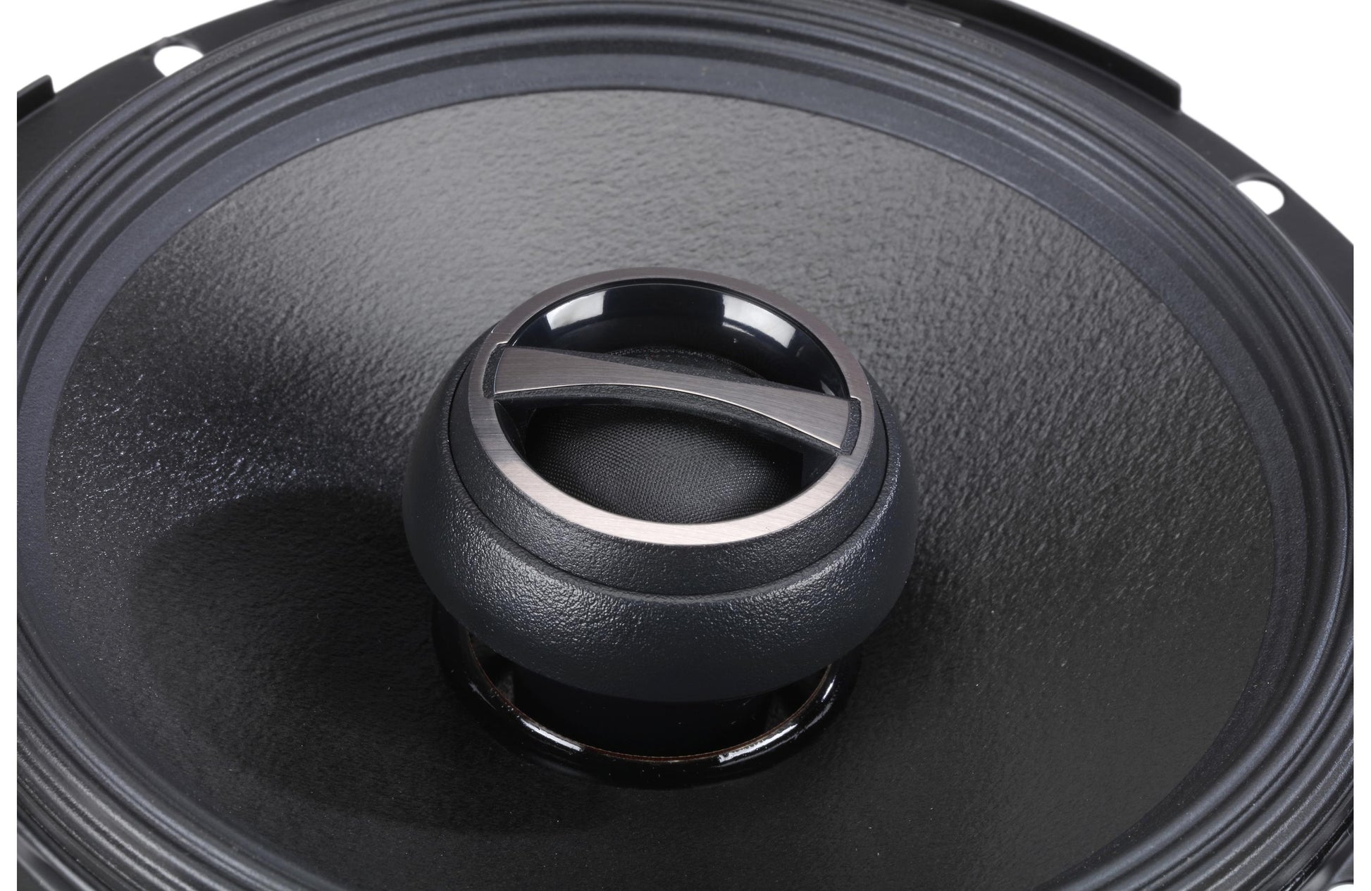 Close-up of a car speaker driver