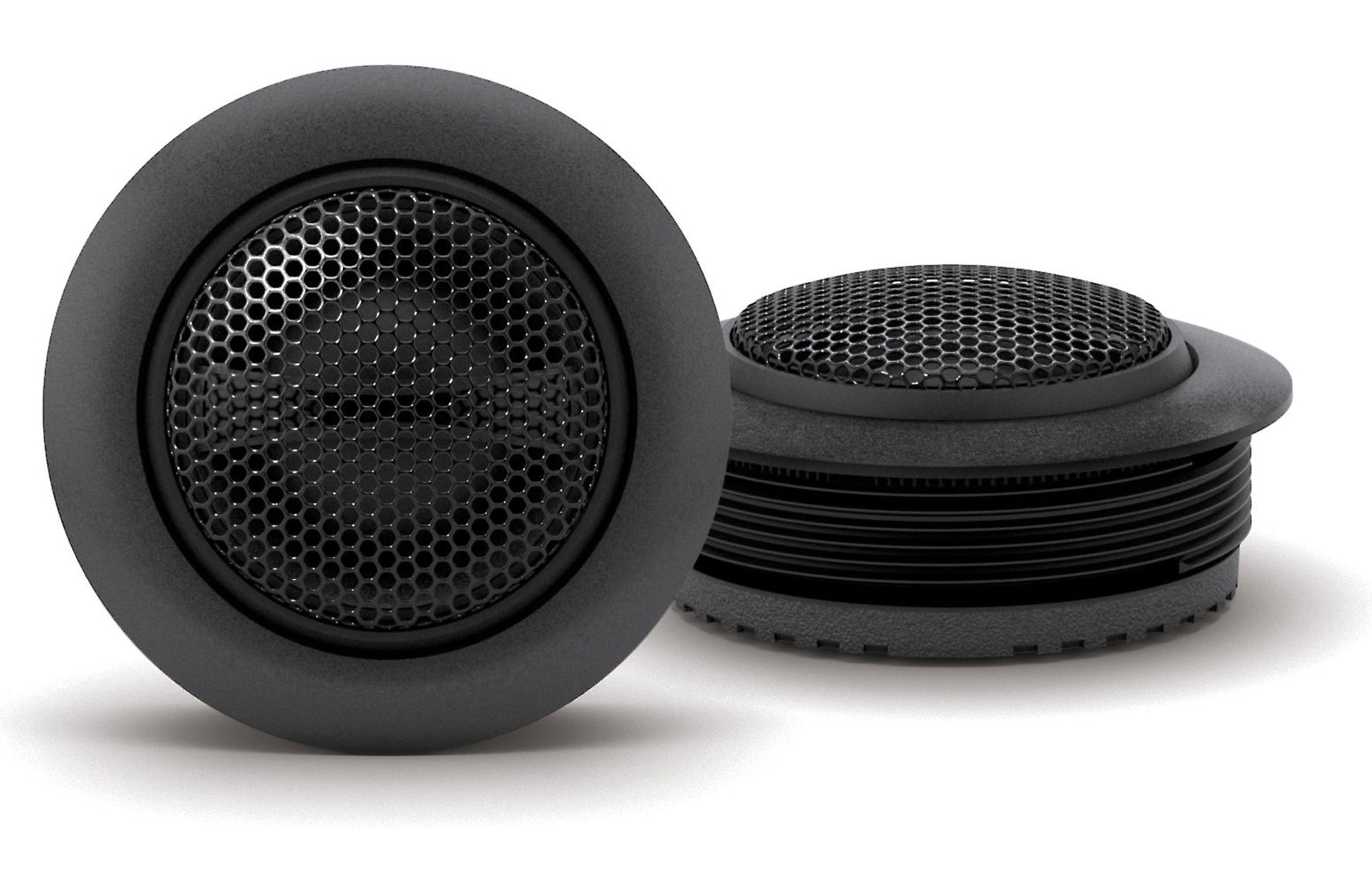 Black speaker grilles