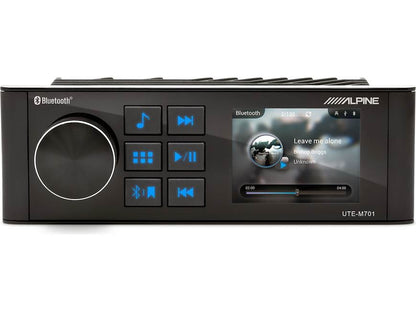 Alpine UTE-M701 Marine Digital Media Receiver (Does Not Play CDs)