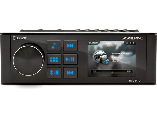 Alpine UTE-M701 Marine Digital Media Receiver (Does Not Play CDs)