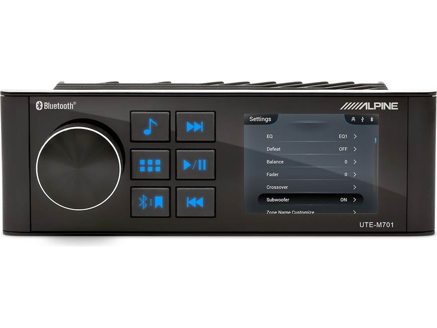 Alpine UTE-M701 Marine Digital Media Receiver (Does Not Play CDs)