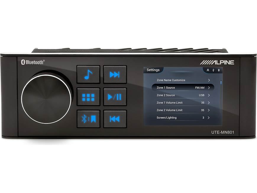 Alpine UTE-MN801 Marine Digital Media Receiver (Does Not Play CDs)
