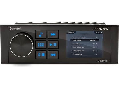 Alpine UTE-MN801 Marine Digital Media Receiver (Does Not Play CDs)