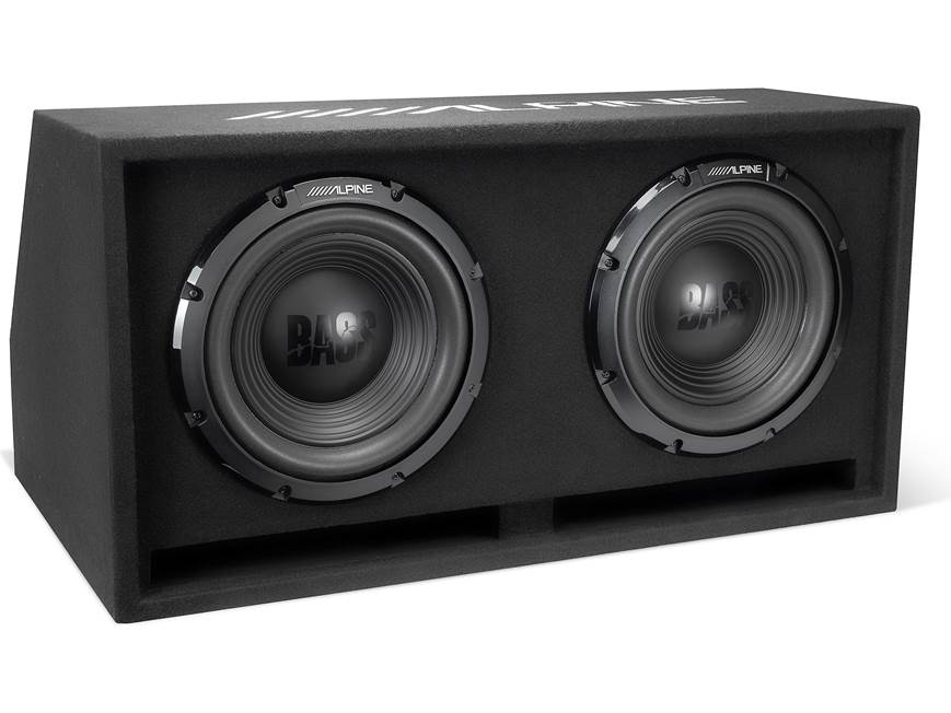 Alpine W-DB12V Vented Subwoofer Enclosure Dual 12 Inch Subwoofers