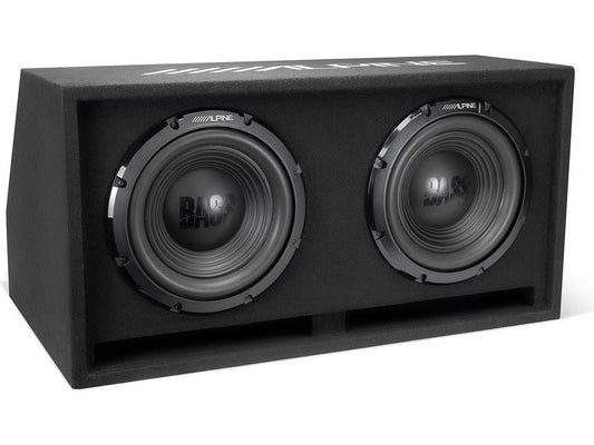 Alpine W-DB12V Vented Subwoofer Enclosure Dual 12 Inch Subwoofers