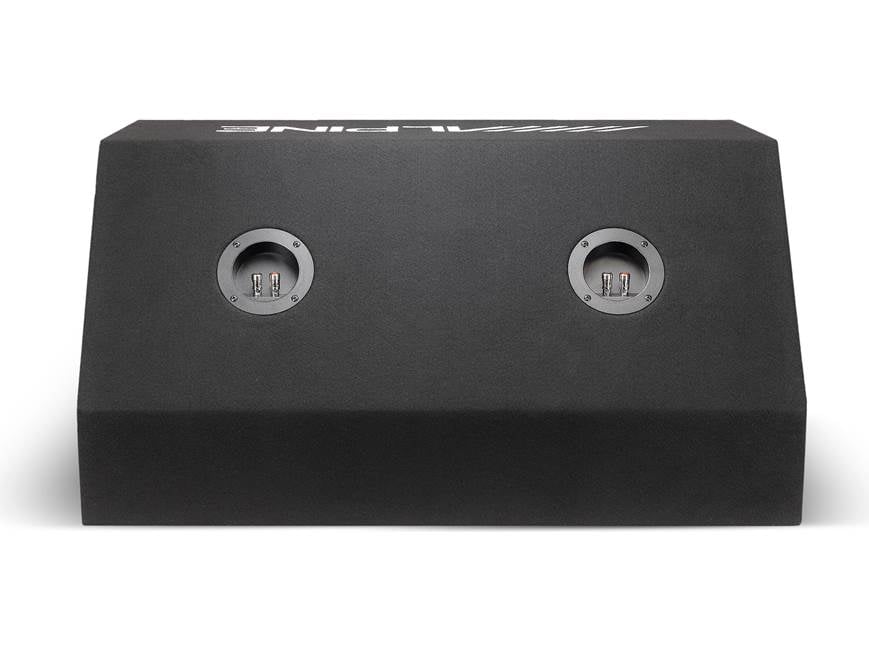 Alpine W-DB12V Vented Subwoofer Enclosure Dual 12 Inch Subwoofers