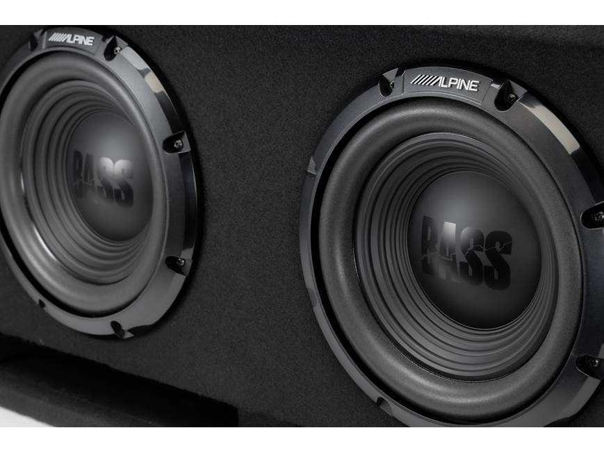 Alpine W-DB12V Vented Subwoofer Enclosure Dual 12 Inch Subwoofers