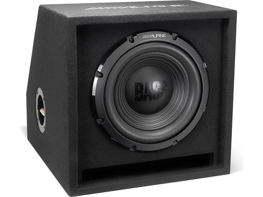 Alpine W-SB10V Vented subwoofer enclosure with 10" W10S4 Bass Series subwoofer