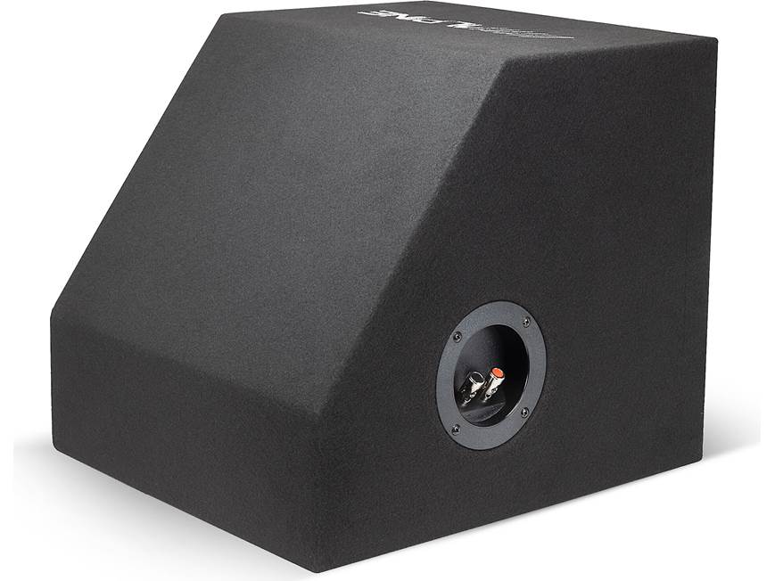 Alpine W-SB10V Vented subwoofer enclosure with 10" W10S4 Bass Series subwoofer