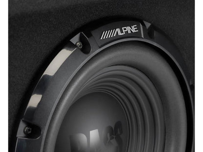 Alpine W-SB10V Vented subwoofer enclosure with 10" W10S4 Bass Series subwoofer