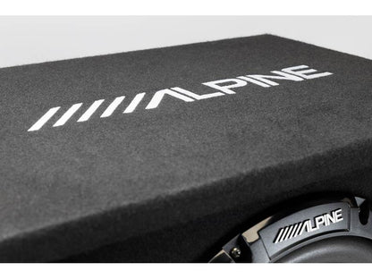 Alpine W-SB12V Vented subwoofer enclosure with 12" W12S4 Bass Series subwoofer
