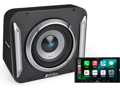 Alpine iLX-W770-M / S2-SB8 Package Digital multimedia receiver and PrismaLink® 8" subwoofer