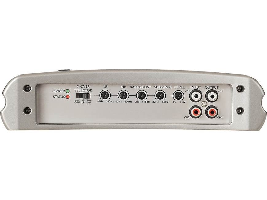 Fusion MS-AM402 2-Channel Marine Amplifier — 65 Watts RMS x 2 at 4 Ohms