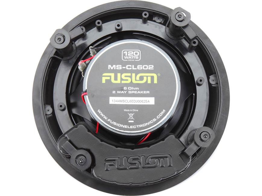 Fusion MS-CL602 6-Inch Full-Range In-Ceiling Marine Speakers Set