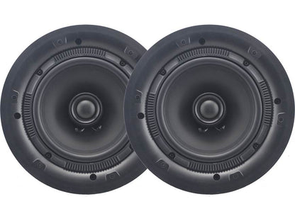 Fusion MS-CL602 6-Inch Full-Range In-Ceiling Marine Speakers Set