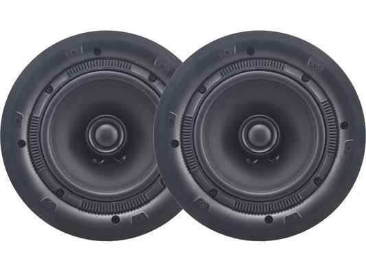 Fusion MS-CL602 6-Inch Full-Range In-Ceiling Marine Speakers Set