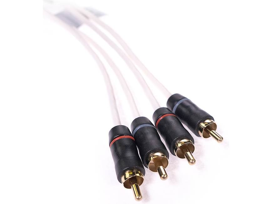 Fusion MS-FRCA25 4-Channel Twisted Shield RCA Patch Cables (25-foot)
