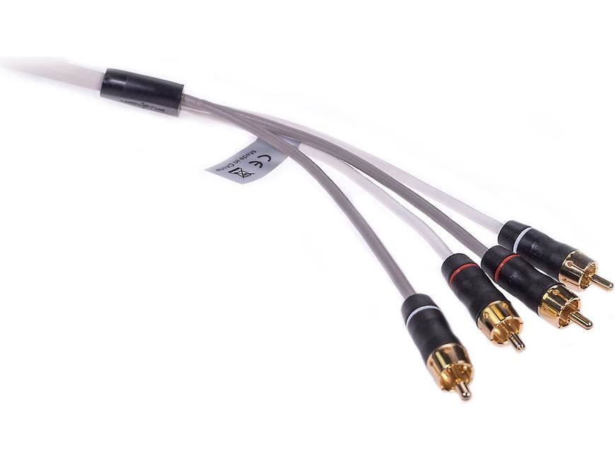 Fusion MS-FRCA6 4-channel Twisted Shield RCA Patch Cables (6-foot)