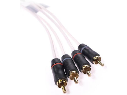 Fusion MS-FRCA6 4-channel Twisted Shield RCA Patch Cables (6-foot)