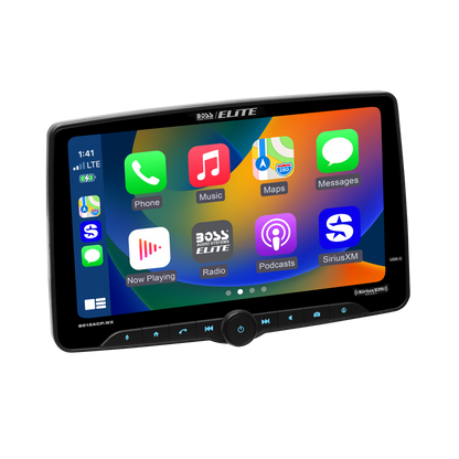 BOSS Elite 12" Wireless CarPlay Android Auto DSP Single-DIN Car Stereo