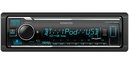 Kenwood KMM-BT38 Bluetooth USB single DIN Media Receiver (No CD) with Alexa
