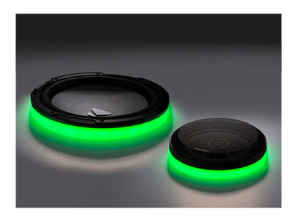 Kicker 47KLSR8 8 Inch Led Lighted Speaker Ring, Pair