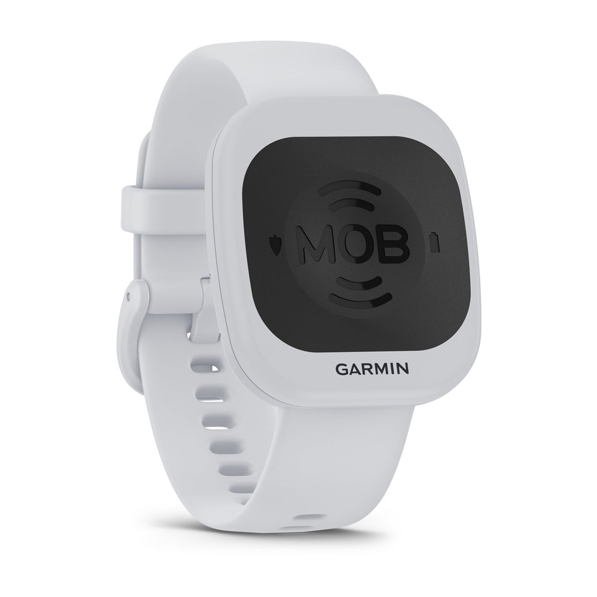 White Garmin smartwatch