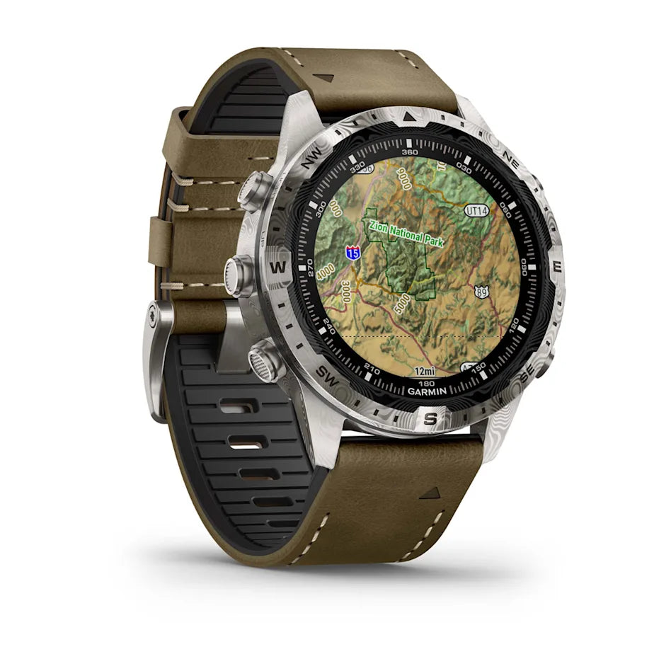 Garmin MARQ® Adventurer (Gen 2) - Damascus Steel Edition Modern Tool Watch