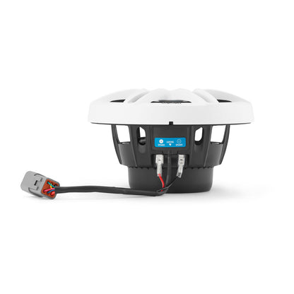 Clarion® CMSP Marine Speakers 6.5" with LED and White and Gray Sport Grille (CMSP-651RGB-SWG)