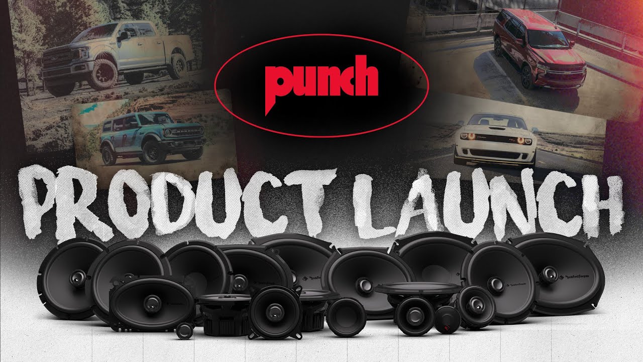 Rockford Fosgate Punch P1 2.5-inch 3-Way Coaxial Car Audio Speaker System