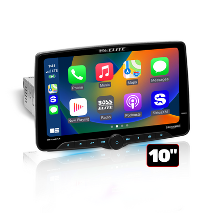 Boss Elite BE10ACP.X 10.1-inch Touchscreen Apple CarPlay Android Auto DSP Receiver