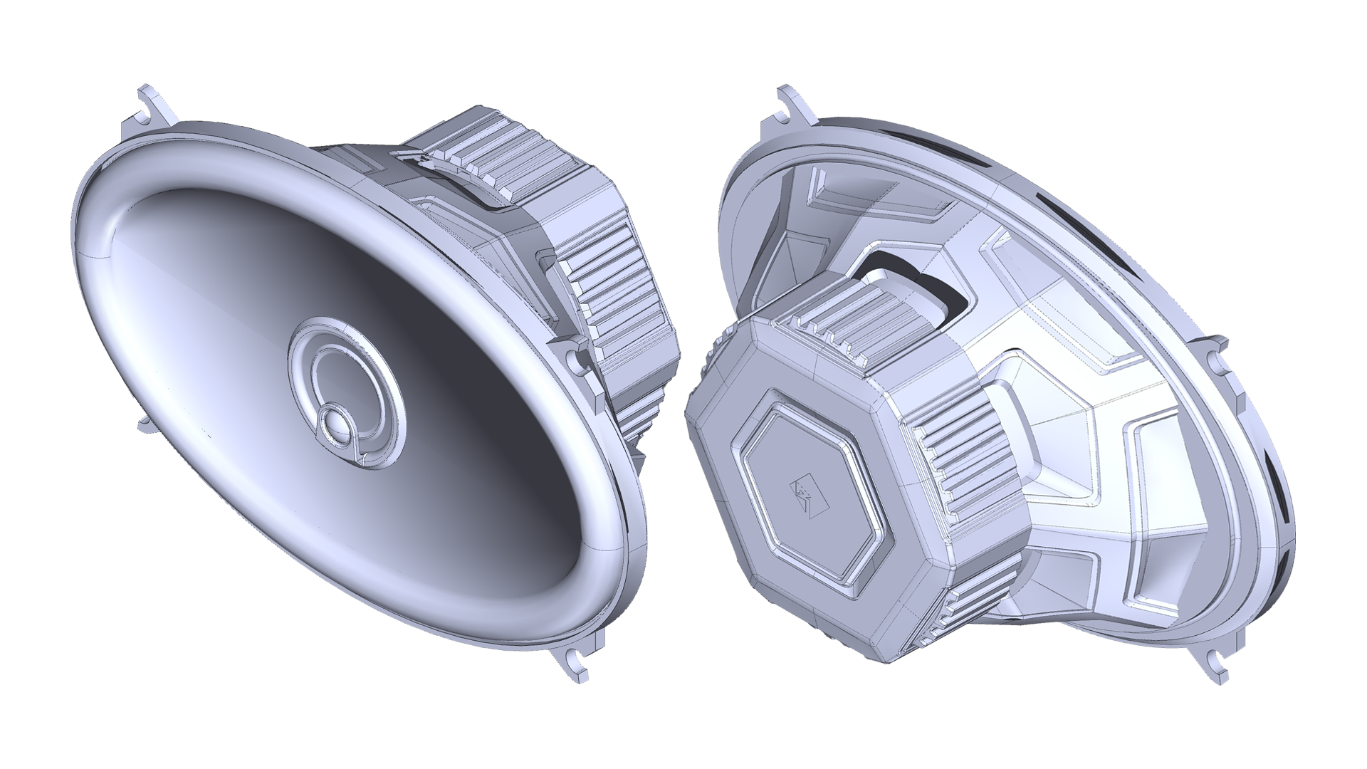 Rockford Fosgate Punch P1 4x6 Inch 3-Way Coaxial Car Audio Speakers