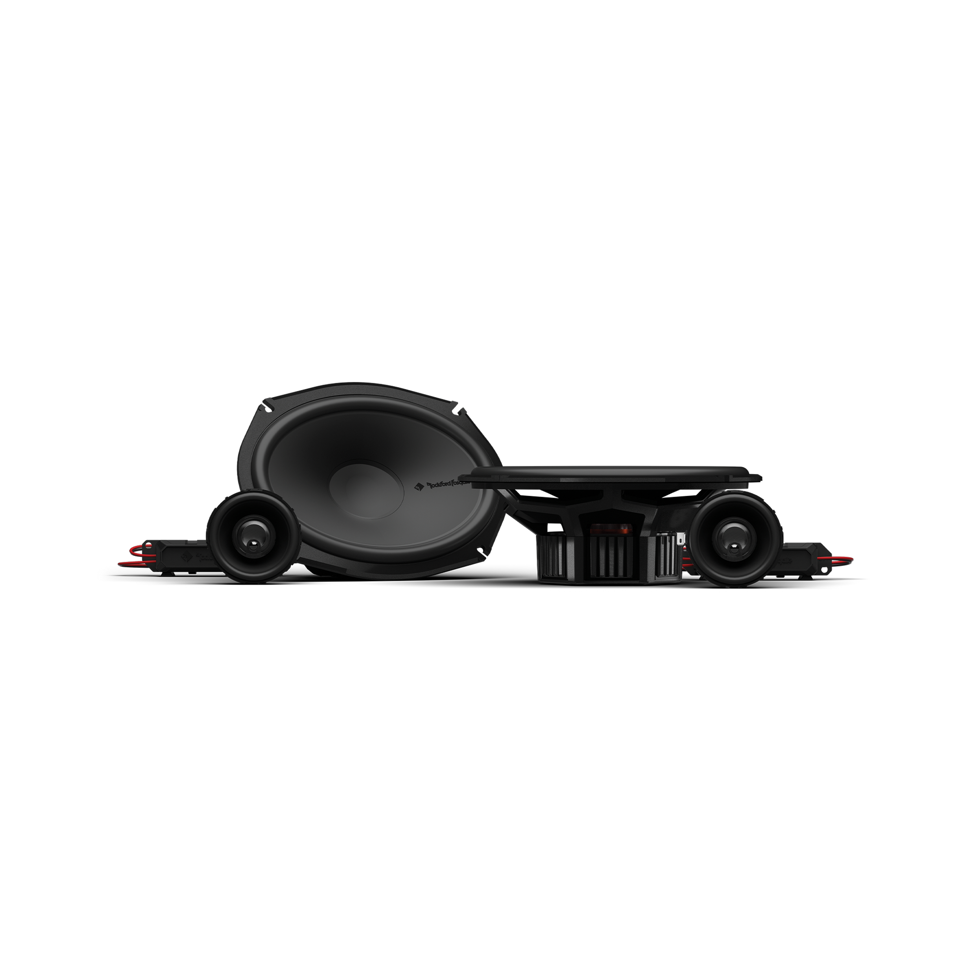 Rockford Fosgate Punch P3 6x9 Inch 3-Way Coaxial Component Car Speaker System