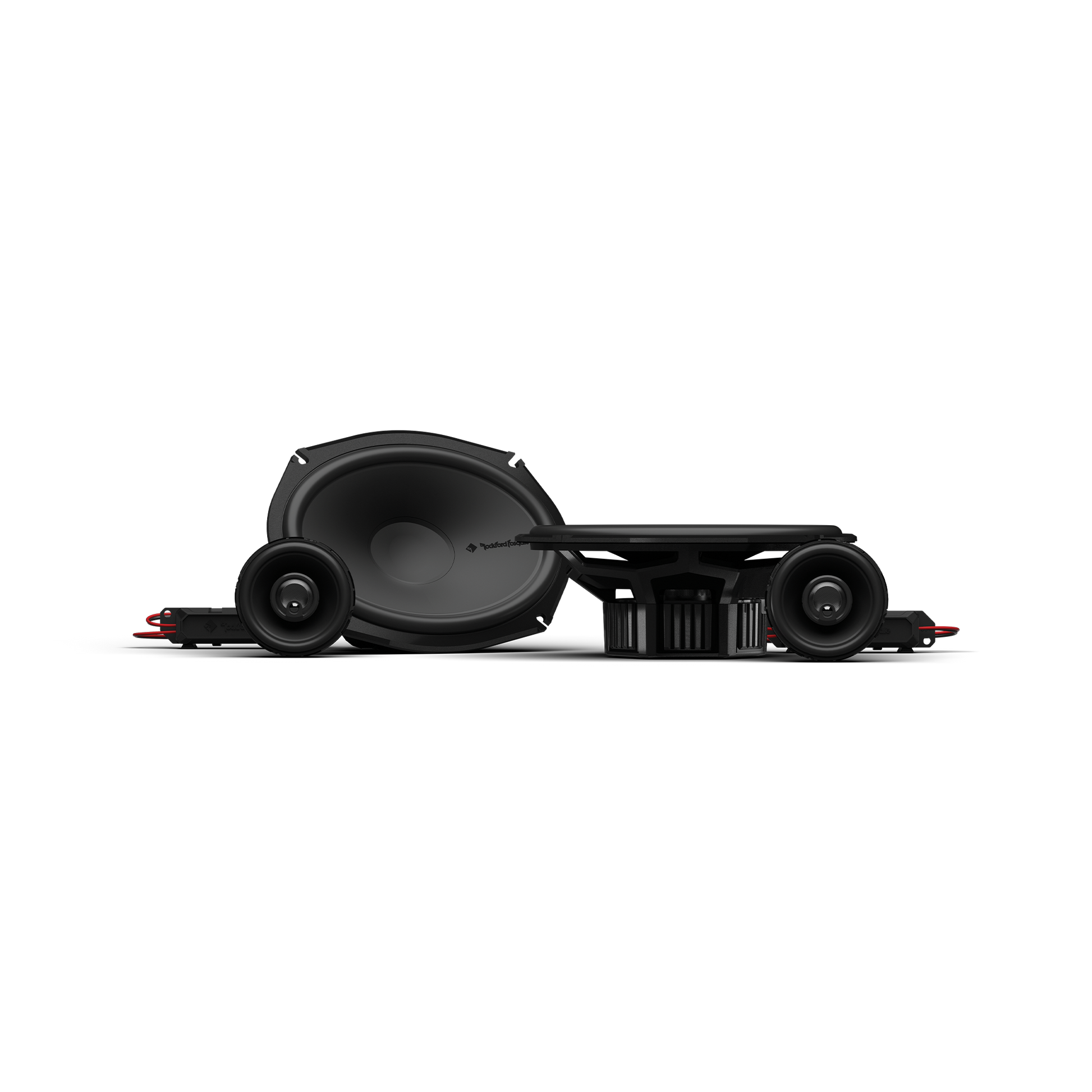 Rockford Fosgate Punch P3 6x9-inch 3-Way Coaxial Component Car Speakers