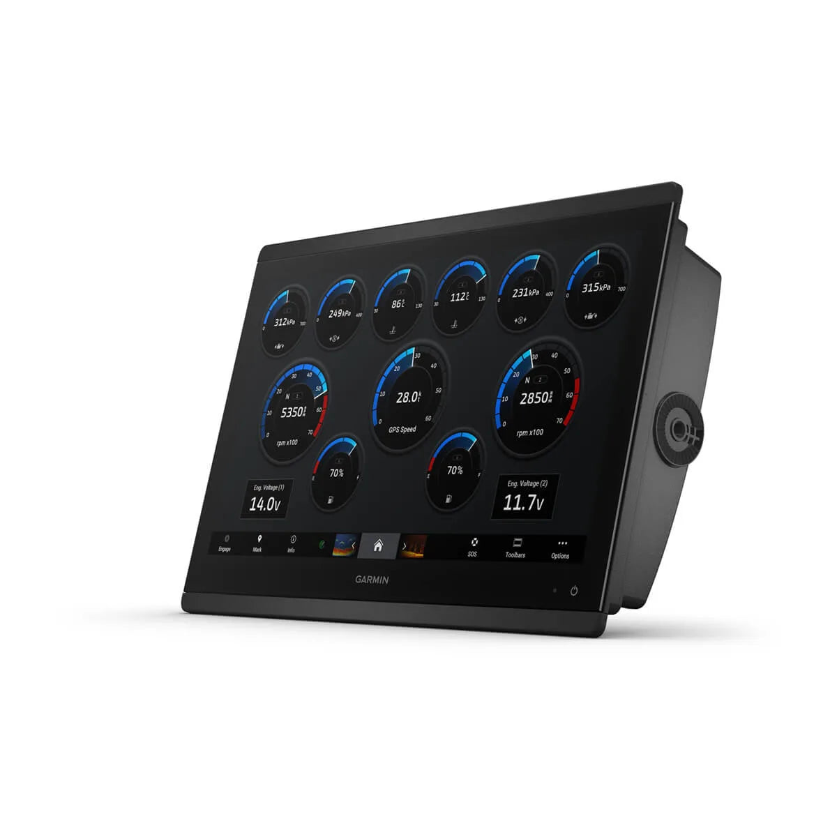 Garmin device with multiple displays 