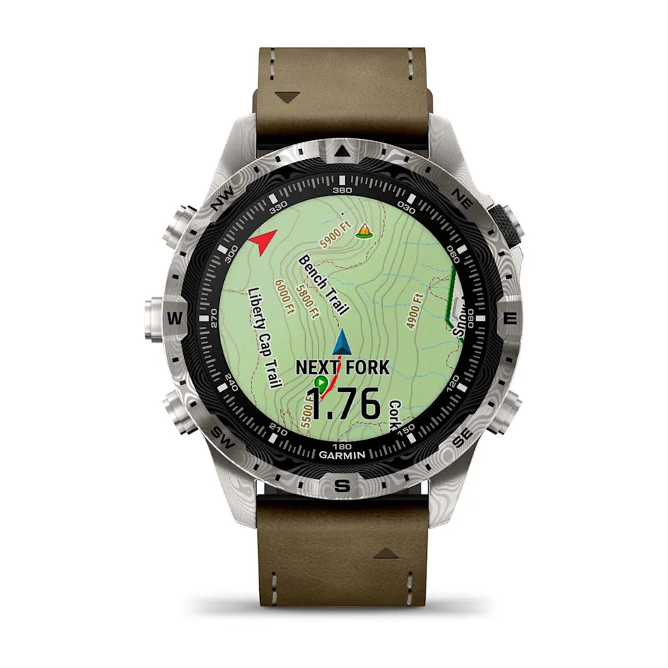 Garmin MARQ® Adventurer (Gen 2) - Damascus Steel Edition Modern Tool Watch