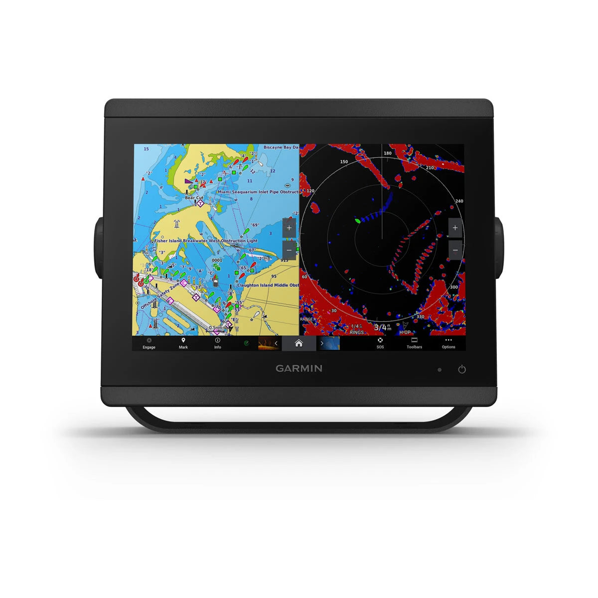 Garmin marine navigation display 