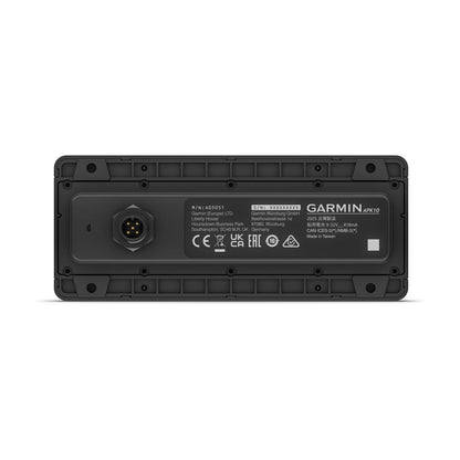 Back view of a Garmin power adapter 