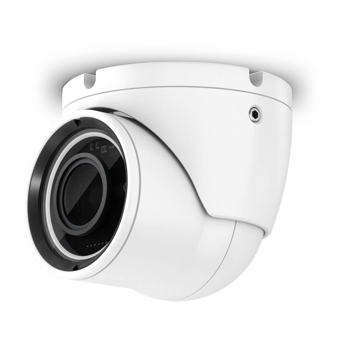 White turret camera (IR lens exposed)