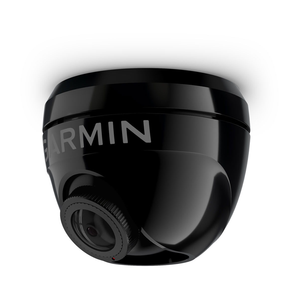 Black dome security camera (IR night vision style)