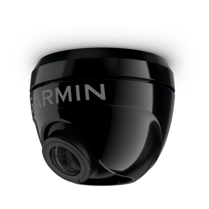 Black dome security camera (IR night vision style)