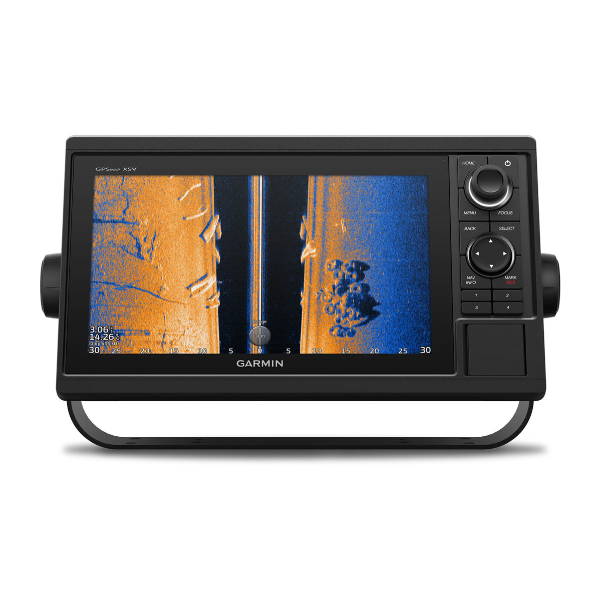 Garmin fishfinder with sonar display 