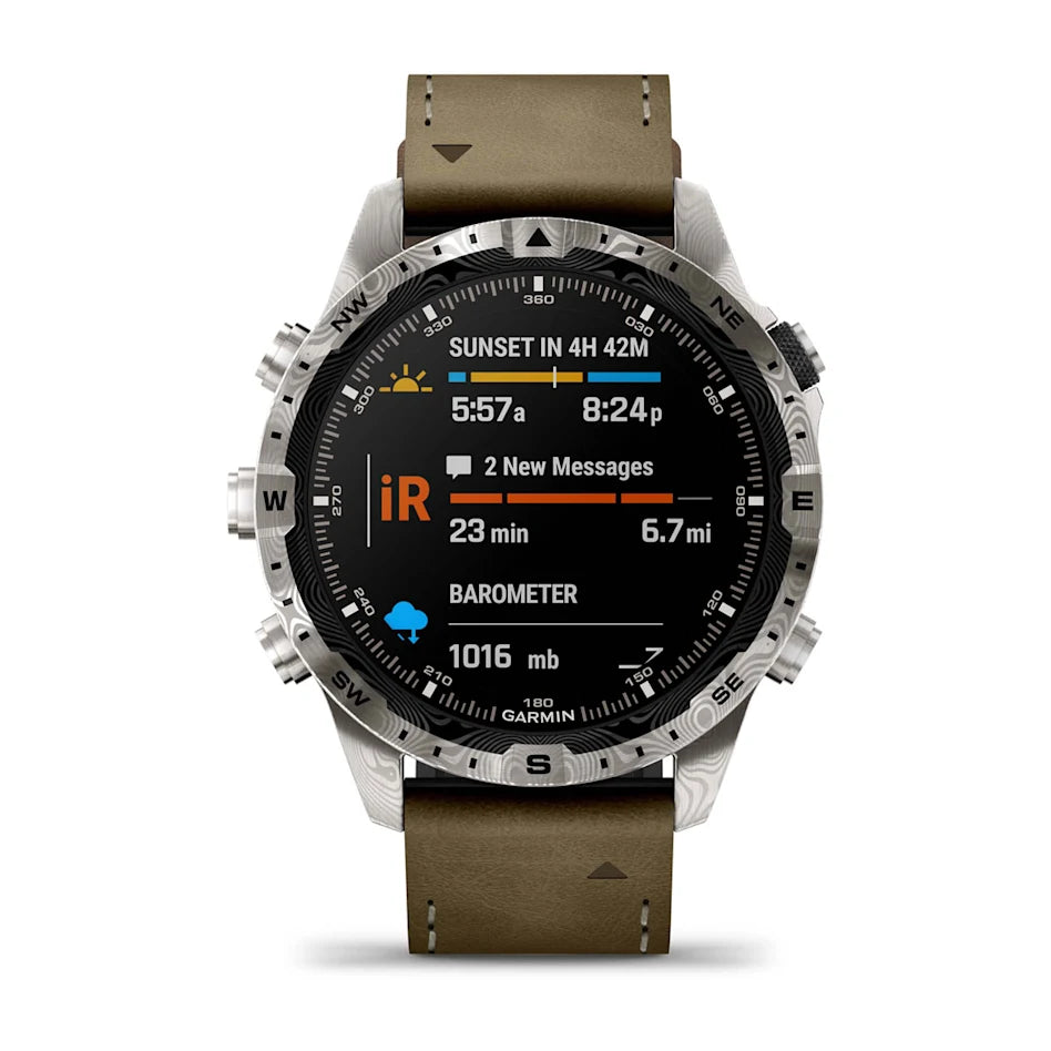 Garmin MARQ® Adventurer (Gen 2) - Damascus Steel Edition Modern Tool Watch