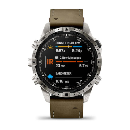 Garmin MARQ® Adventurer (Gen 2) - Damascus Steel Edition Modern Tool Watch