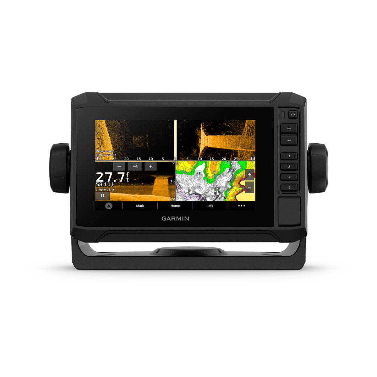 ECHOMAP™ UHD2 6" sv Chartplotters 64sv without Transducer; includes Garmin Navionics+ U.S. Coastal & Great Lakes Mapping