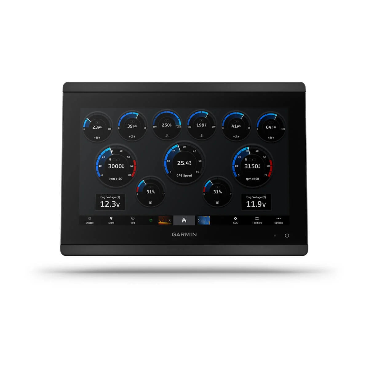 Garmin device with digital display